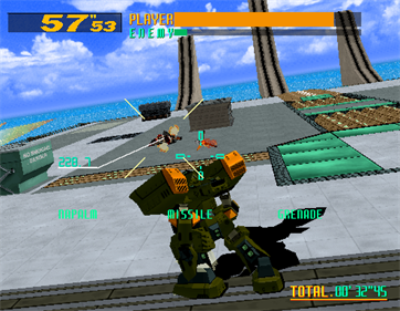 Cyber Troopers Virtual-On - Screenshot - Gameplay Image