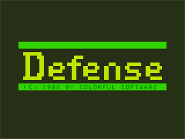 Defense - Screenshot - Game Title Image