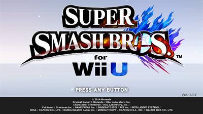 Super Smash Bros. for Wii U - Screenshot - Game Title Image