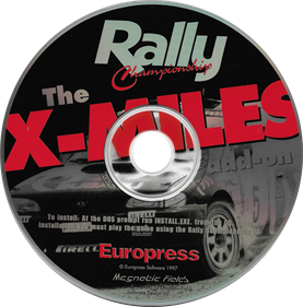 Network Q RAC Rally Championship: The X-MILES Add-On - Disc Image