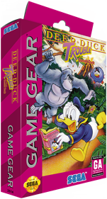 Deep Duck Trouble Starring Donald Duck - Box - 3D Image