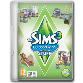 The Sims 3: Outdoor Living Stuff - Box - Front - Reconstructed