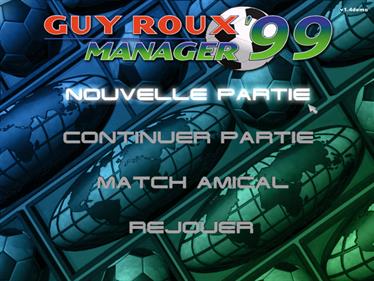 Player Manager Ninety Nine - Screenshot - Game Title Image