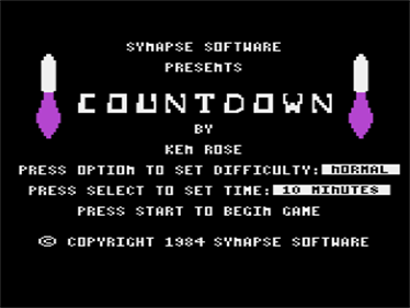 Countdown - Screenshot - Game Title Image