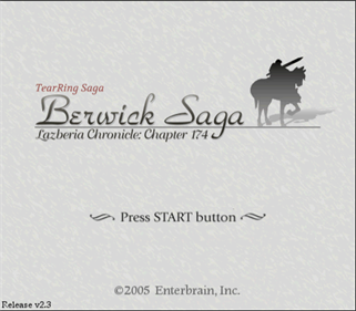 TearRing Saga: Berwick Saga - Screenshot - Game Title Image