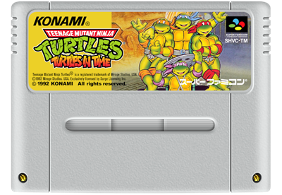 Teenage Mutant Ninja Turtles IV: Turtles in Time - Fanart - Cart - Front Image