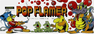 Pop Flamer - Arcade - Marquee Image