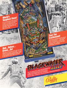 Blackwater 100 - Advertisement Flyer - Back Image