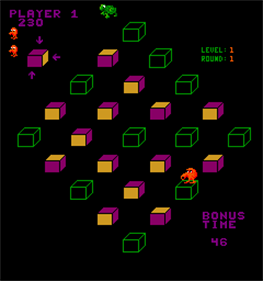 Q*bert's Qubes - Screenshot - Gameplay Image