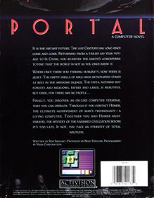 Portal (Activision) - Box - Back Image