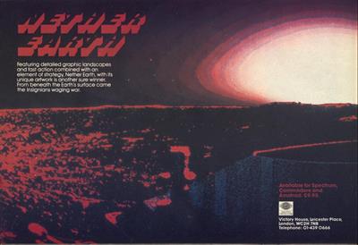 Nether Earth - Advertisement Flyer - Front Image