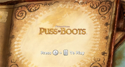 Puss in Boots - Screenshot - Game Title Image