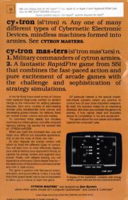 Cytron Masters - Box - Back Image
