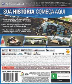 Gran Turismo 6: Ayrton Senna Special Edition - Box - Back Image