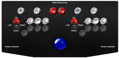 Nemesis - Arcade - Controls Information Image