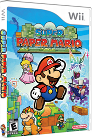 Super Paper Mario - Box - 3D Image
