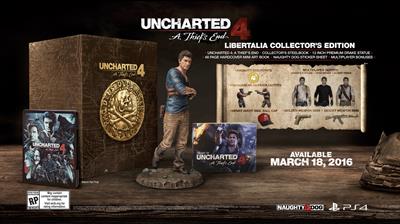 Uncharted 4: A Thief's End Collector's Edition - Advertisement Flyer - Front Image