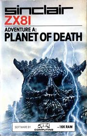 Adventure A: Planet of Death - Box - Front Image