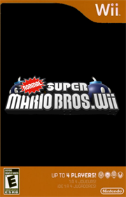 Normal Super Mario Bros Wii - Box - Front Image