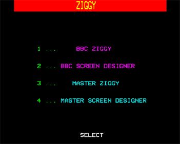 Ziggy - Screenshot - Game Select Image
