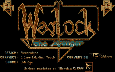 Warlock: The Avenger - Screenshot - Game Title Image