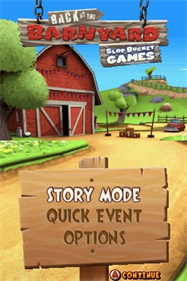Back at the Barnyard: Slop Bucket Games - Screenshot - Game Title Image