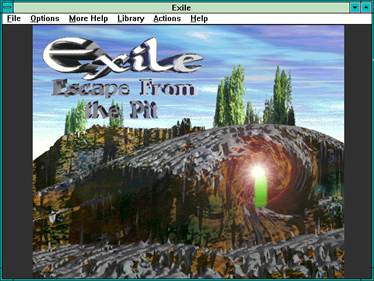 Exile: Escape from the Pit - Screenshot - Game Title Image