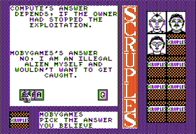 A Question of Scruples: The Computer Edition - Screenshot - Gameplay Image