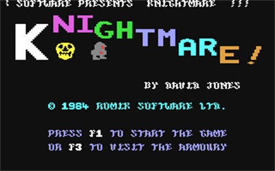 Knightmare (Romik Software) - Screenshot - Game Title Image