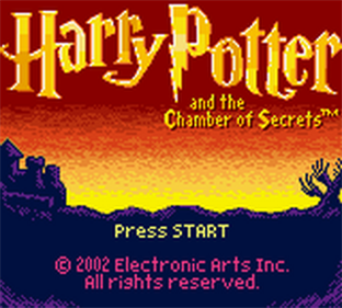 Harry Potter and the Chamber of Secrets - Screenshot - Game Title Image