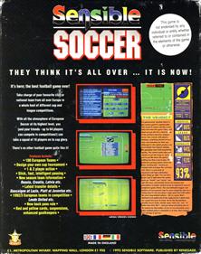 Sensible Soccer: European Champions - 92/93 Edition - Box - Back Image