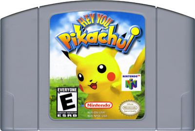 Hey You, Pikachu! - Cart - Front Image