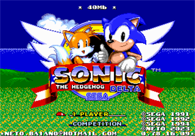 Sonic Delta Next - Screenshot - Game Title Image