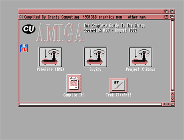 CU Amiga 1992-08 - Screenshot - Game Select Image