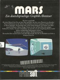 Mars (Ariolasoft) - Box - Back Image