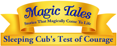 Magic Tales: Sleeping Cubs Test of Courage - Clear Logo Image