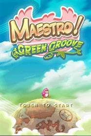 Maestro! Green Groove - Screenshot - Game Title Image