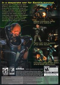Quake 4 - Box - Back Image