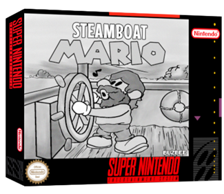 Steamboat Mario - Box - 3D Image