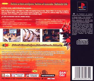 Digimon World 3 - Box - Back Image