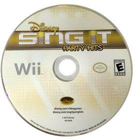 Disney Sing It: Party Hits - Disc Image