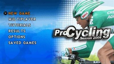 Pro Cycling Season 2008 - Screenshot - Game Title Image