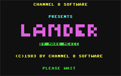 Lander (Channel 8) - Screenshot - Game Title Image