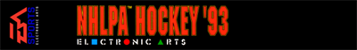 NHLPA Hockey 93 - Box - Spine Image