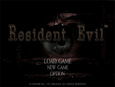 Resident Evil - Screenshot - Game Title Image