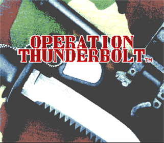 Operation Thunderbolt - Screenshot - Game Title Image