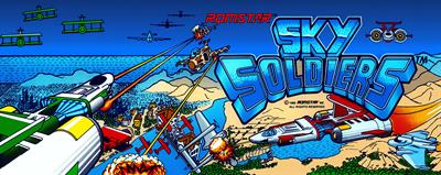 Sky Soldiers - Arcade - Marquee Image