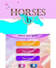 Horses 3D - Screenshot - Game Title Image