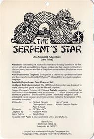 The Serpent's Star - Box - Back Image