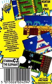 CJ's Elephant Antics - Box - Back Image